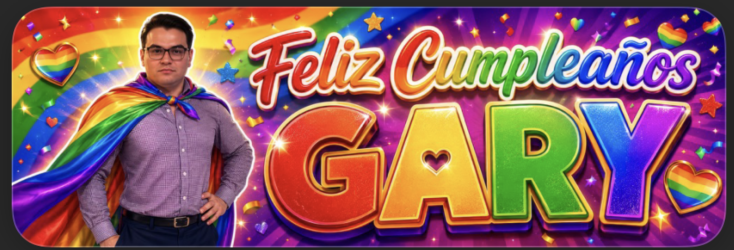 Banner festivo personalizado
